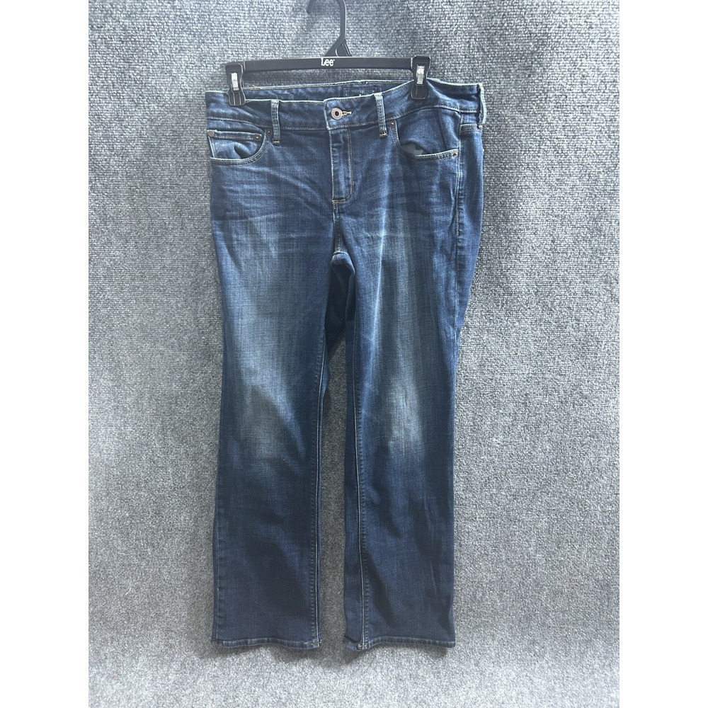Lucky Brand Lolita Boot Women Blue Curvy Bootcut Jeans Size 10/30 0385
